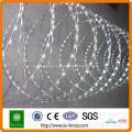 Cross blade razor wire guard